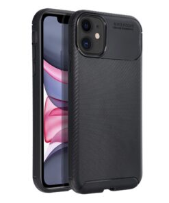 CARBON PREMIUM Handyhülle für IPHONE 11 in Schwarz