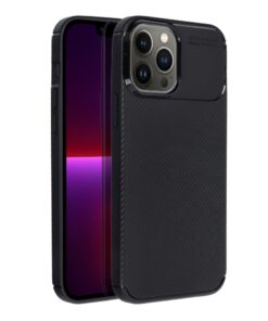CARBON PREMIUM Handyhülle für iPhone 13 Pro Max – Schwarz