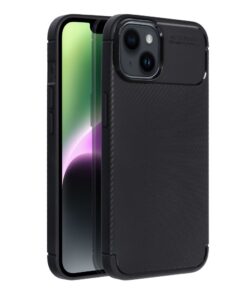 CARBON PREMIUM Handyhülle für iPhone 14 in Schwarz