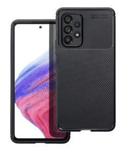 CARBON PREMIUM Handyhülle für SAMSUNG A54 5G Schwarz