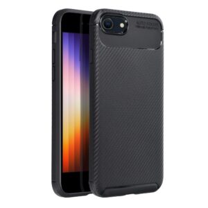 CARBON PREMIUM Handyhülle für iPhone 7 / 8 / SE 2020 / SE 2022 in Schwarz