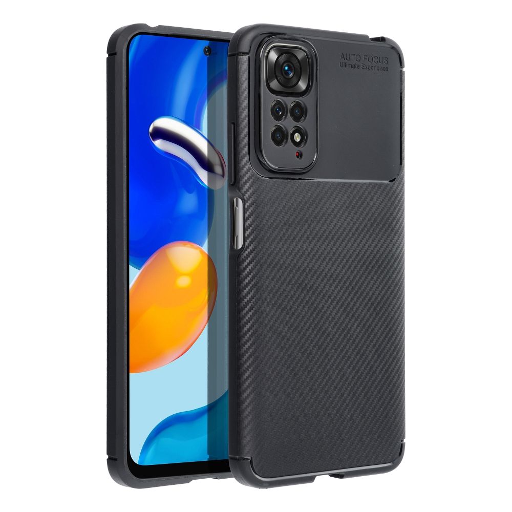 CARBON PREMIUM Handyhülle für XIAOMI Redmi 9C, Schwarz