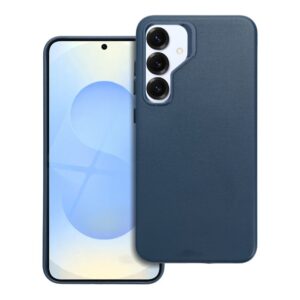 Leder MagCover Hülle für SAMSUNG S25 PLUS in Indigo Blau