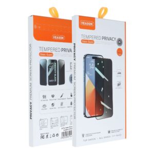 6D Pro Veason Gehärtetes Glas – für iPhone 12 / 12 Pro Schwarz