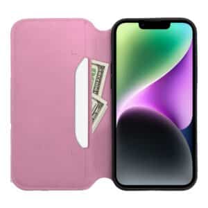 Dual Pocket Holster für iPhone 16 Plus in Hellrosa