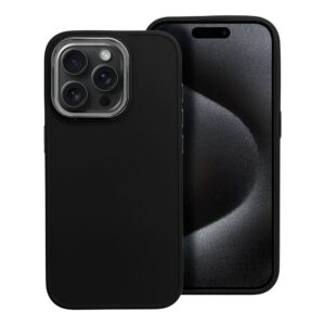 FRAME Handyhülle für iPhone 15 Pro in Schwarz