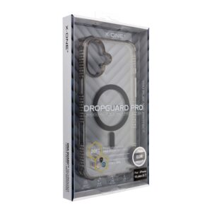 X-ONE Dropguard Magnetic Handyhülle Pro (MagSafe-kompatibel) – für Apple iPhone 16 Plus in Schwarz
