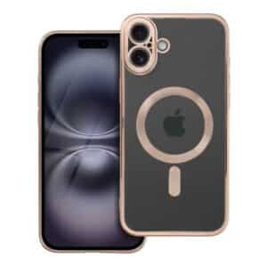 ELECTRO MAG COVER Hülle kompatibel mit MagSafe für iPhone 16 Plus Braun