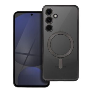 ELECTRO MAG COVER Handyhülle kompatibel mit MagSafe für SAMSUNG S24 FE, schwarz