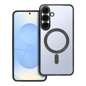 ELECTRO MAG COVER Handyhülle kompatibel mit MagSafe für SAMSUNG S25 Plus Schwarz