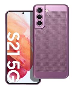 BREEZY Handyhülle für SAMSUNG S21 FE in Lila