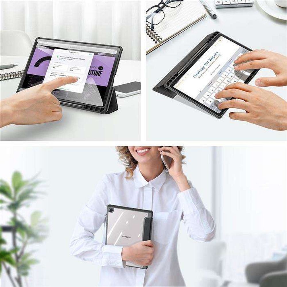 DUX DUCIS TOBY Hülle mit Stifthalter für SAMSUNG Tab S6 Lite (P610/P613/P615/P619) schwarz – Bild 9