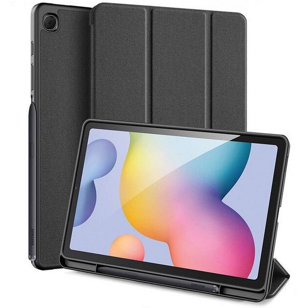 DUX DUCIS DOMO klappbares Case mit Stylus-Halter für SAMSUNG Tab S6 Lite (P610/P613/P615/P619) schwarz