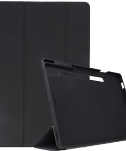 DUX DUCIS DOMO klappbares Case mit Stylus-Halter für SAMSUNG Tab S8 Plus (X800/X806) / S7FE (T730/T736B) / S7 Plus (T970/T976B) schwarz