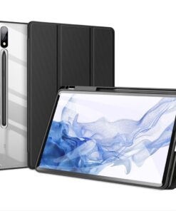 DUX DUCIS TOBY Hülle mit Stylus-Halter für SAMSUNG Tab S9 Plus, Schwarz
