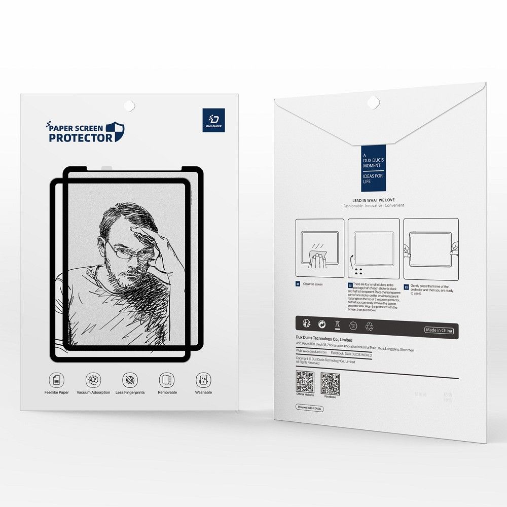 DUX DUCIS schützende NAAD LCD-Schutzfolie mit Papierstruktur für SAMSUNG Tab S8/S7 – Bild 11
