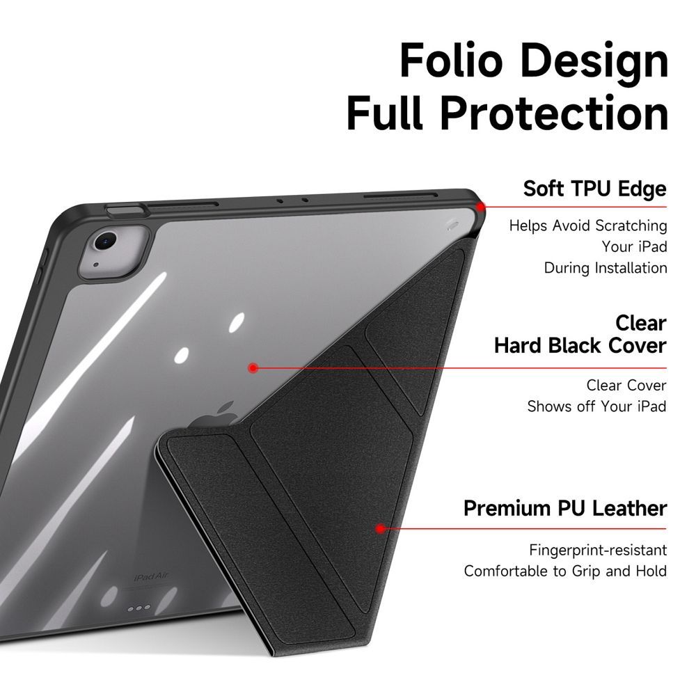 DUX DUCIS MAGI Case mit Stifthalter für iPad Air 13 (2024) schwarz – Bild 5