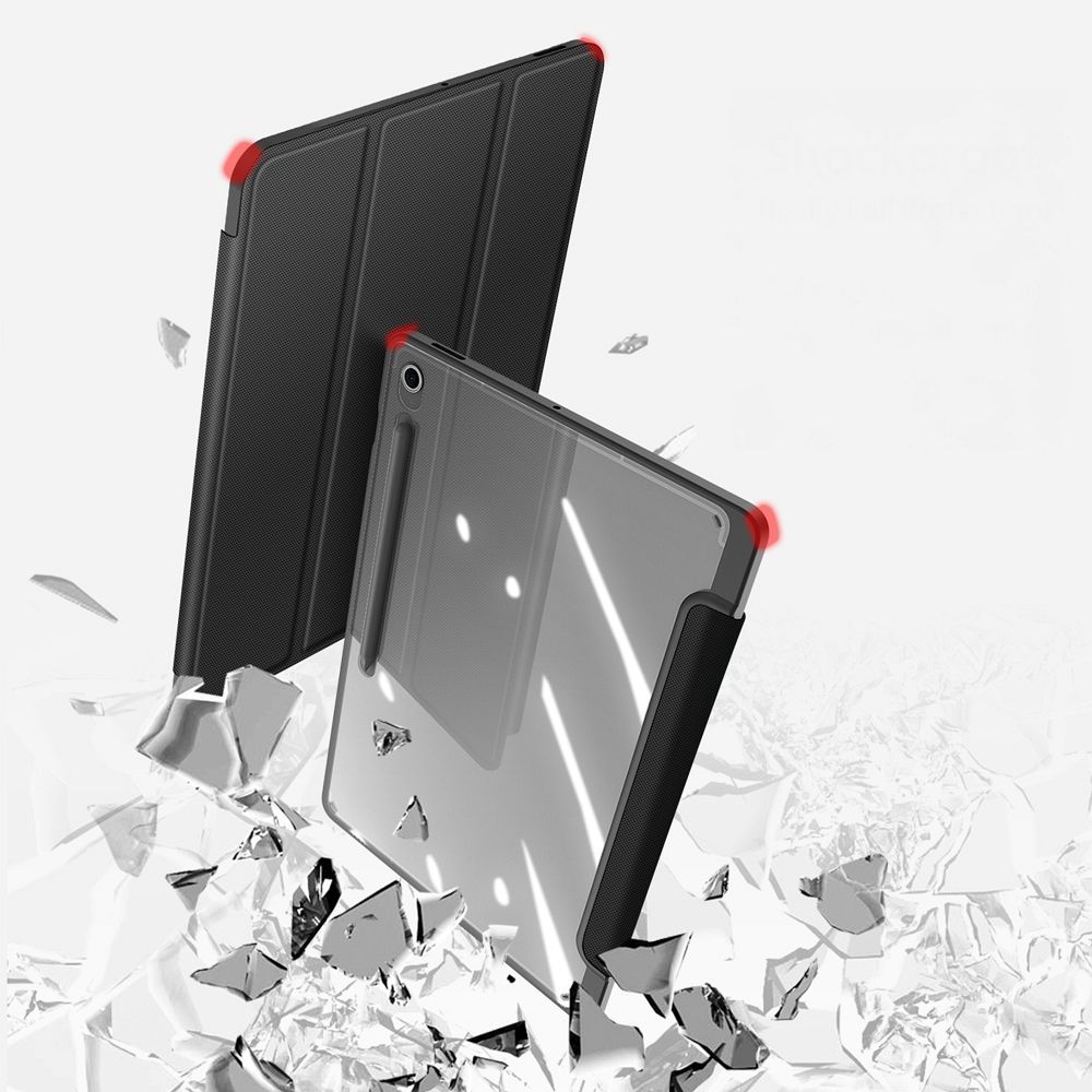 DUX DUCIS TOBY Hülle mit Stylus-Halter für SAMSUNG Tab S10 FE Plus, schwarz – Bild 4