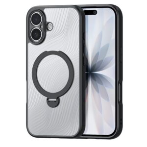 DUX DUCIS AIMO MAG STAND Handyhülle kompatibel mit MagSafe für iPhone 17, Schwarz