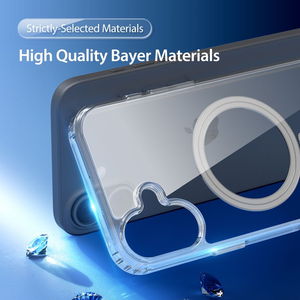DUX DUCIS Handyhülle CLIN MAG kompatibel mit MagSafe für iPhone 16 Plus, transparent – Bild 6