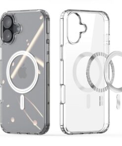 DUX DUCIS Handyhülle CLIN MAG kompatibel mit MagSafe für iPhone 16, transparent