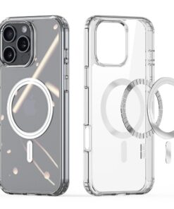 DUX DUCIS Handyhülle CLIN MAG kompatibel mit MagSafe für iPhone 16 Pro Max, transparent