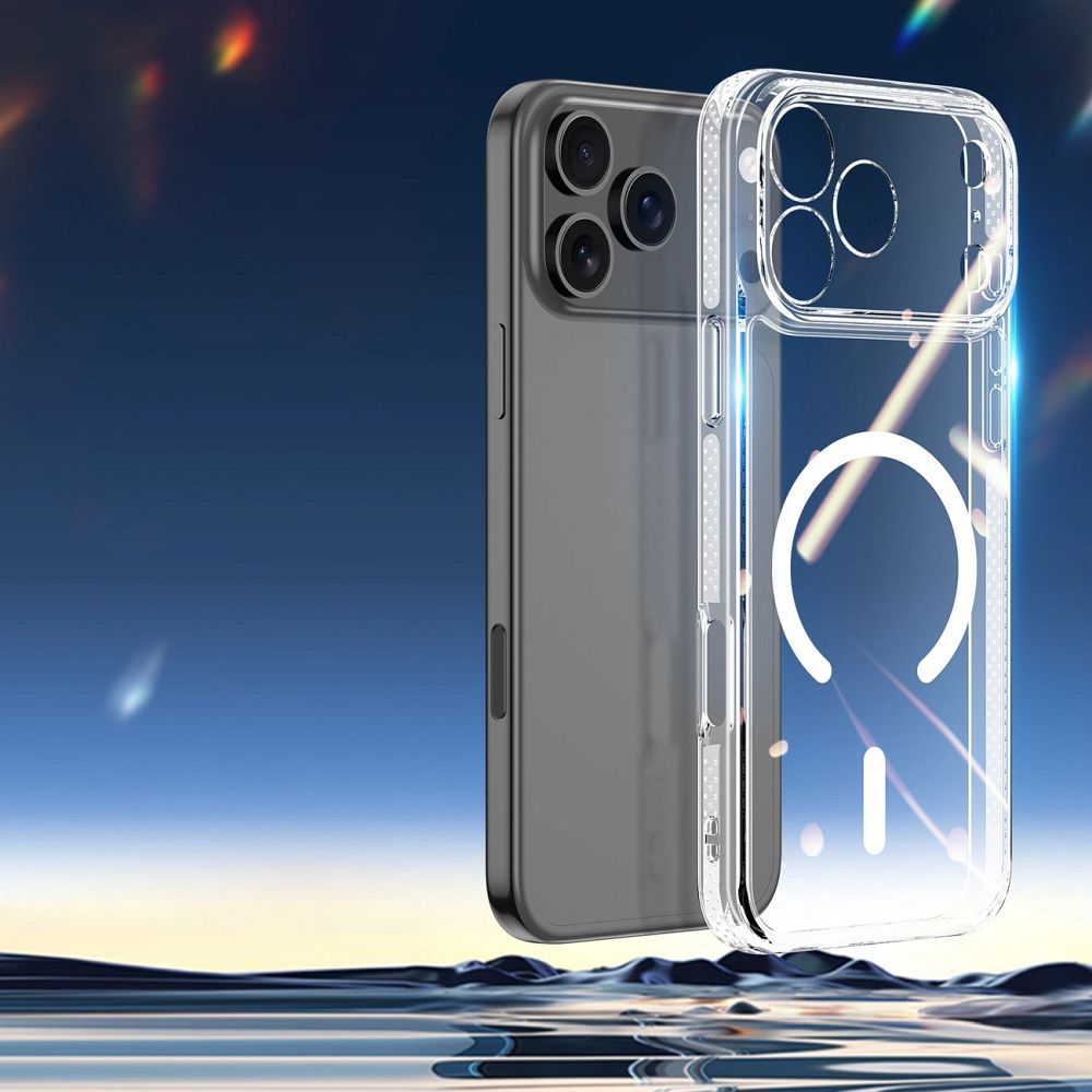 DUX DUCIS Handyhülle CLIN MAG kompatibel mit MagSafe für iPhone 17 Pro (Open Ring Version) transparent – Bild 3