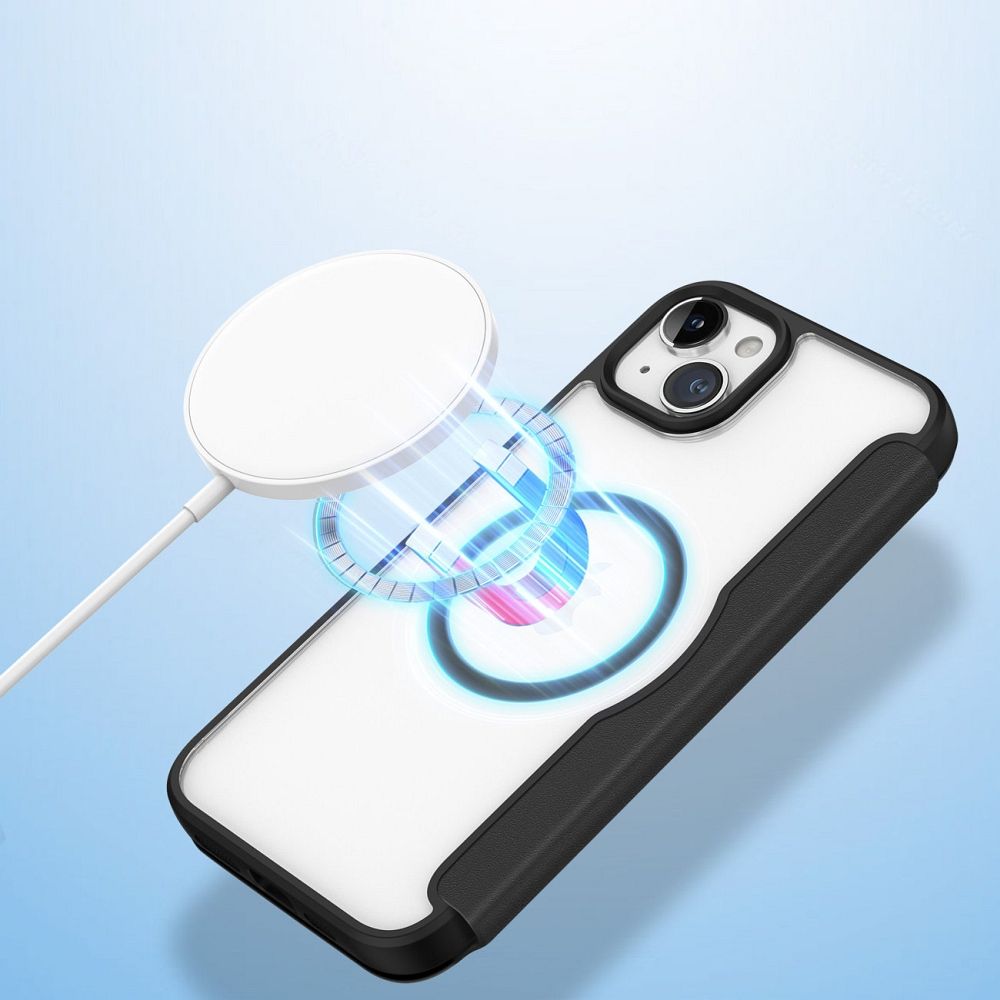 DUX DUCIS SKIN X PRO Hülle kompatibel mit MagSafe für iPhone 15 Plus Schwarz – Bild 9