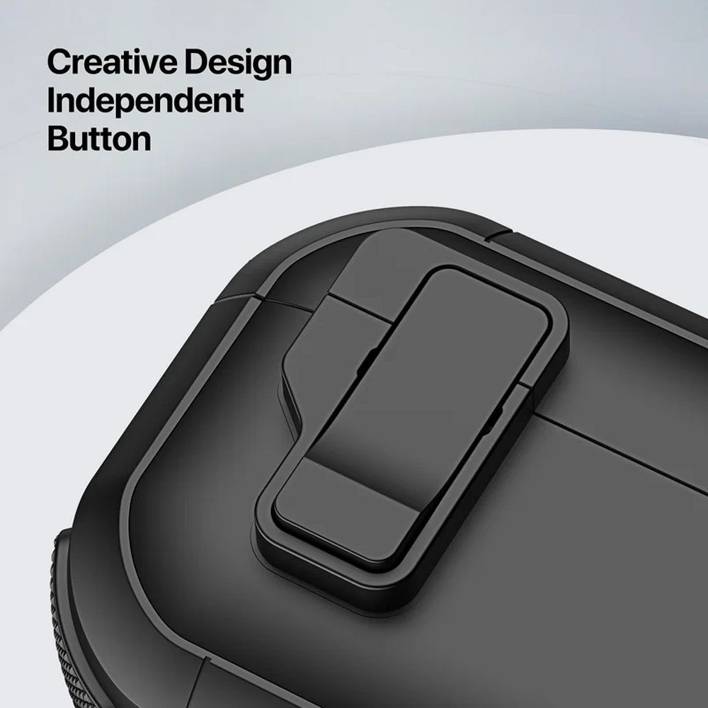 DUX DUCIS PECP – TPU+PC Schutzhülle für AirPods 4, schwarz – Bild 10