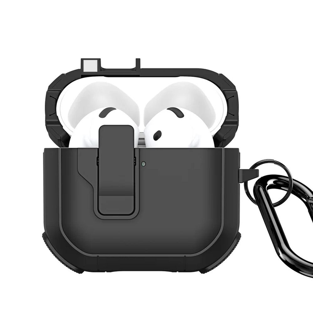 DUX DUCIS PECP – TPU+PC Schutzhülle für AirPods 4, schwarz – Bild 11