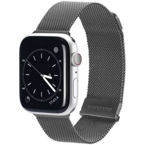 DUX DUCIS MILANESE magnetisches Edelstahlarmband für Apple Watch 38 / 40 / 41 mm, grau