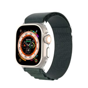 DUX DUCIS GS Nylon-Armband für Apple Watch 42 / 44 / 45 / 49 mm in Grün