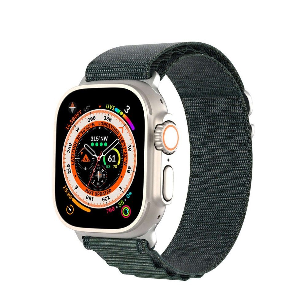 DUX DUCIS GS Nylon-Armband für Apple Watch 42 / 44 / 45 / 49 mm in Olivgrün