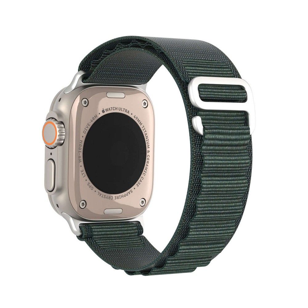 DUX DUCIS GS Nylon-Armband für Apple Watch 42 / 44 / 45 / 49 mm in Olivgrün – Bild 3