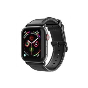 DUX DUCIS YA Lederarmband für Apple Watch 38 / 40 / 41 mm, schwarz