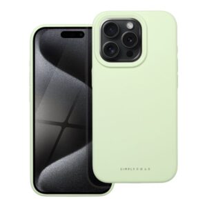 Roar Cloud-Skin Hülle – für iPhone 15 Pro in Hellgrün