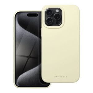 Roar Cloud-Skin Case – für iPhone 15 Pro Max in Hellgelb