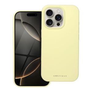 Roar Cloud Skin Case – für iPhone 16 Pro in Hellgelb
