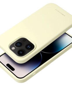 Roar Cloud-Skin Case – für iPhone 16e in Hellgelb