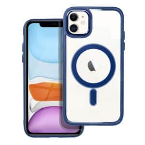 COLOR EDGE MAG COVER kompatibel mit MagSafe für iPhone 11 in Blau