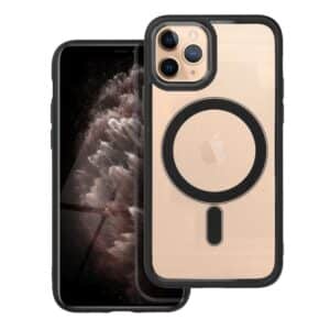 COLOR EDGE MAG COVER kompatibel mit MagSafe für iPhone 11 Pro, schwarz