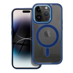 COLOR EDGE MAG COVER kompatibel mit MagSafe für iPhone 14 Pro in Blau