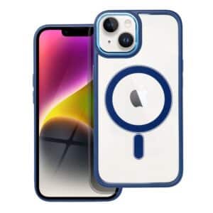 COLOR EDGE MAG COVER kompatibel mit MagSafe für iPhone 14 in Blau