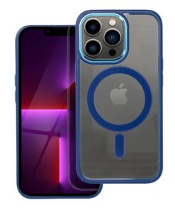 COLOR EDGE MAG COVER kompatibel mit MagSafe für iPhone 13 Pro, Blau