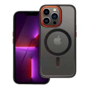 COLOR EDGE MAG COVER kompatibel mit MagSafe für iPhone 13 Pro, Schwarz