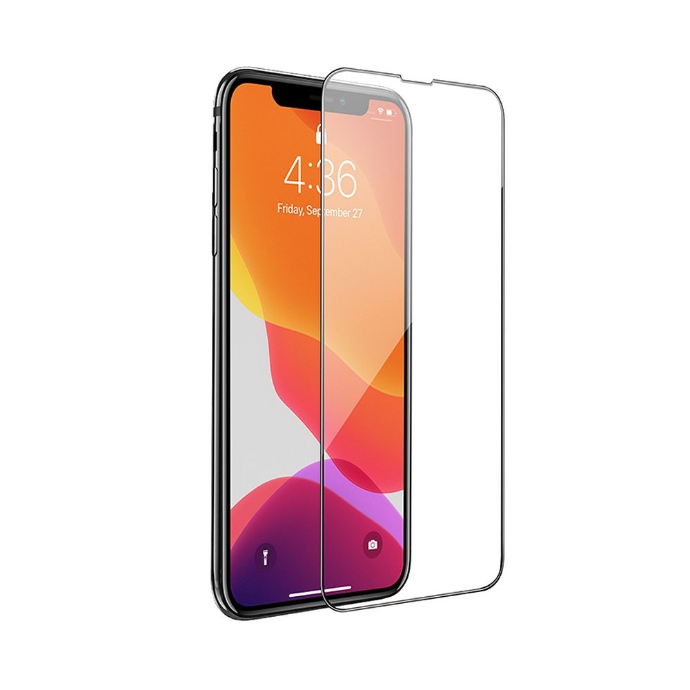 HOCO HD 5D Guardian Gehärtetes Glas Schutzfolie (SET 10in1) – für iPhone Xr / 11 Schwarz (G14)