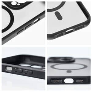 FULL MATTE MAG COVER Handyhülle kompatibel mit MagSafe für SAMSUNG A36 Schwarz – Bild 5