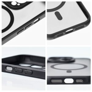 FULL MATTE MAG COVER Handyhülle kompatibel mit MagSafe für SAMSUNG S26 Plus, Schwarz