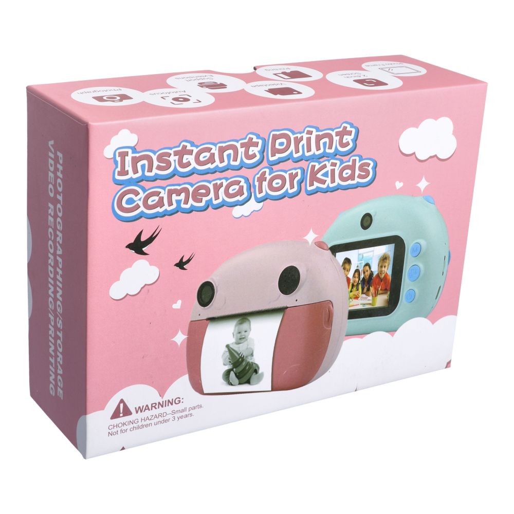 Kinderkamera mit Drucker KDC-0013B Blau – Bild 9