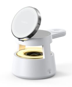 DUZZONA W23 5-in-1 Magnetische kabellose Ladestation mit Bluetooth-Lautsprecher